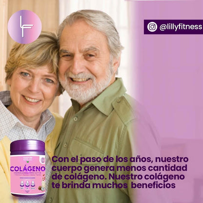 Colágeno Hidrolizado Tipo I II III 500g con Biotina y Tiamina | Trinity Elevate