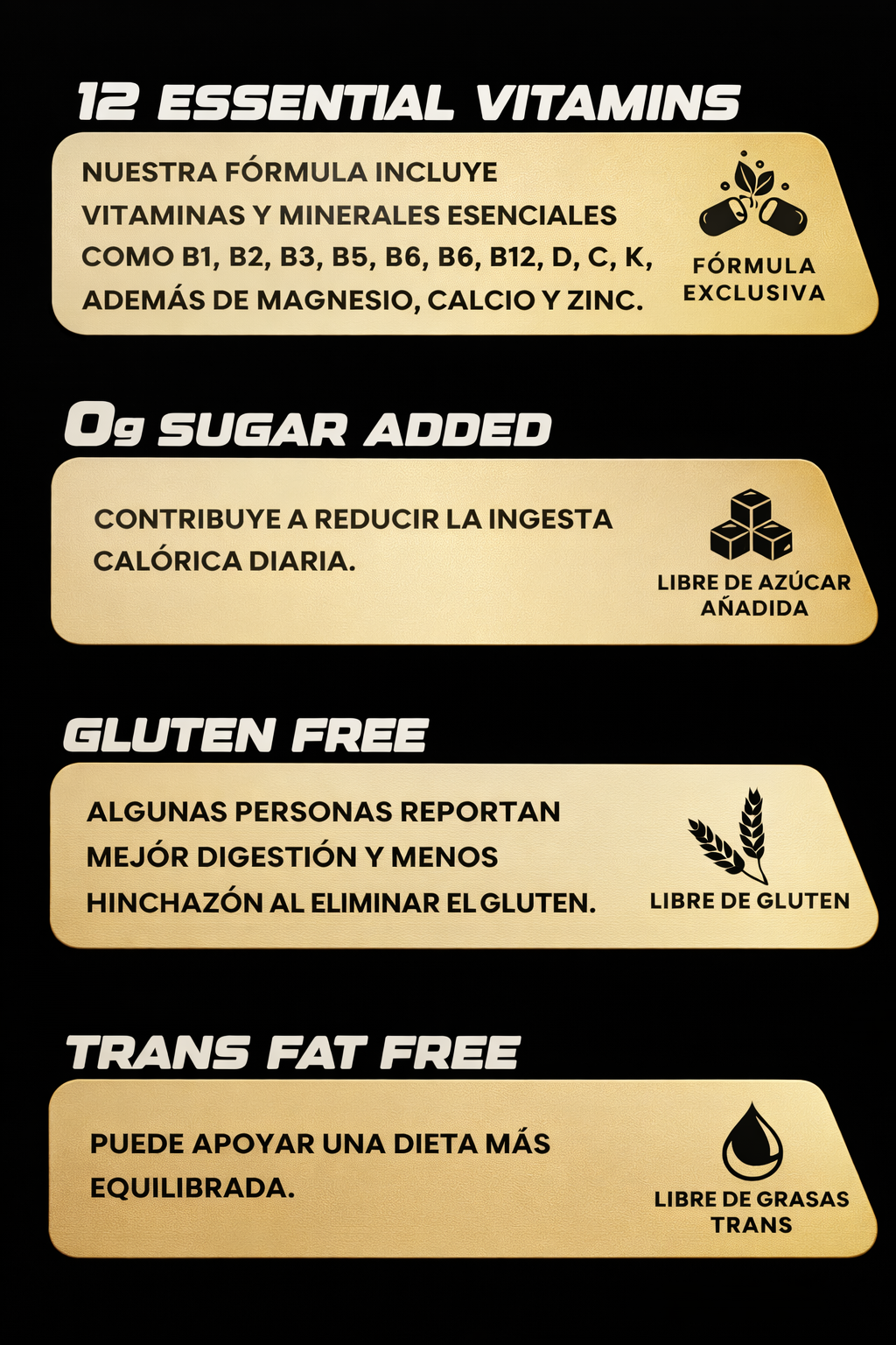 Beneficios creatina premium adicionales