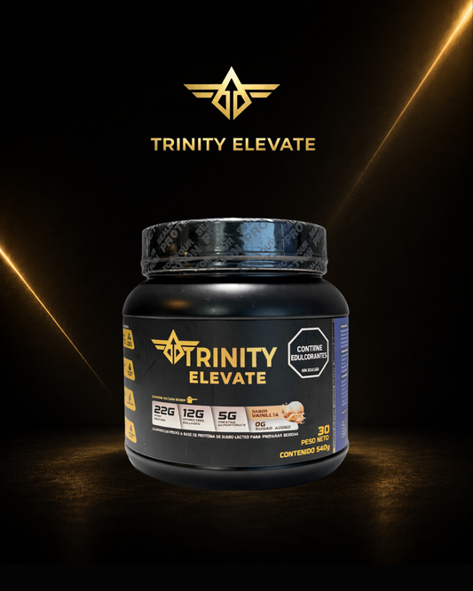Creatina monohidratada de alta concentración con proteína y colágeno | Trinity Elevate